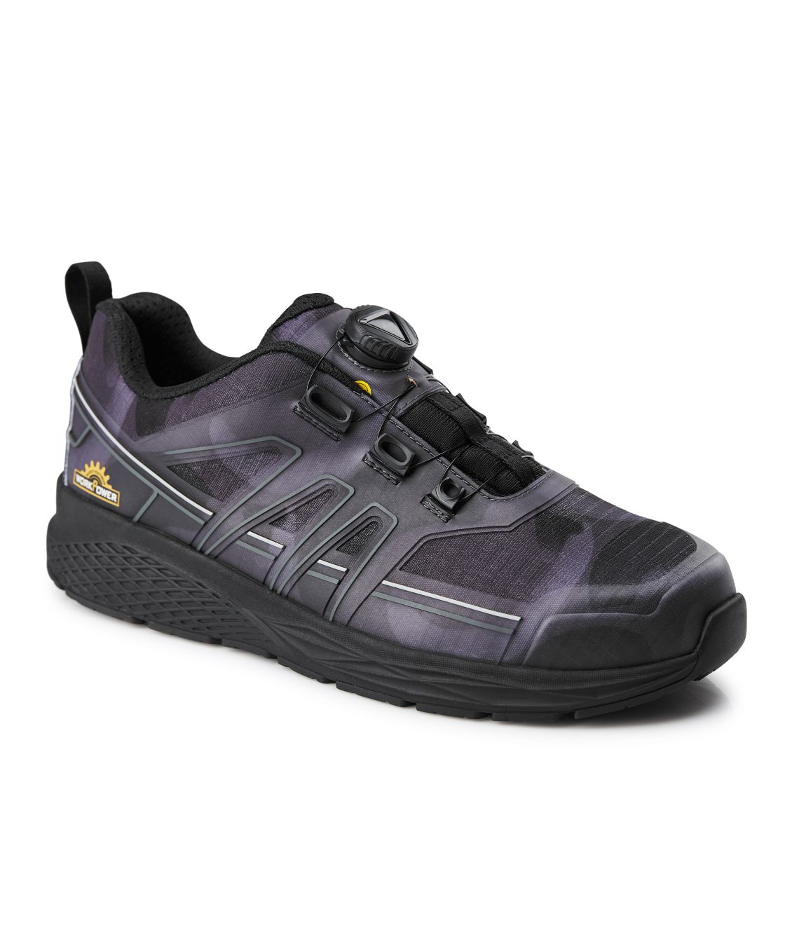 Sicherheitshalbschuh S1P Ares, schwarz/grau schwarz/grau
