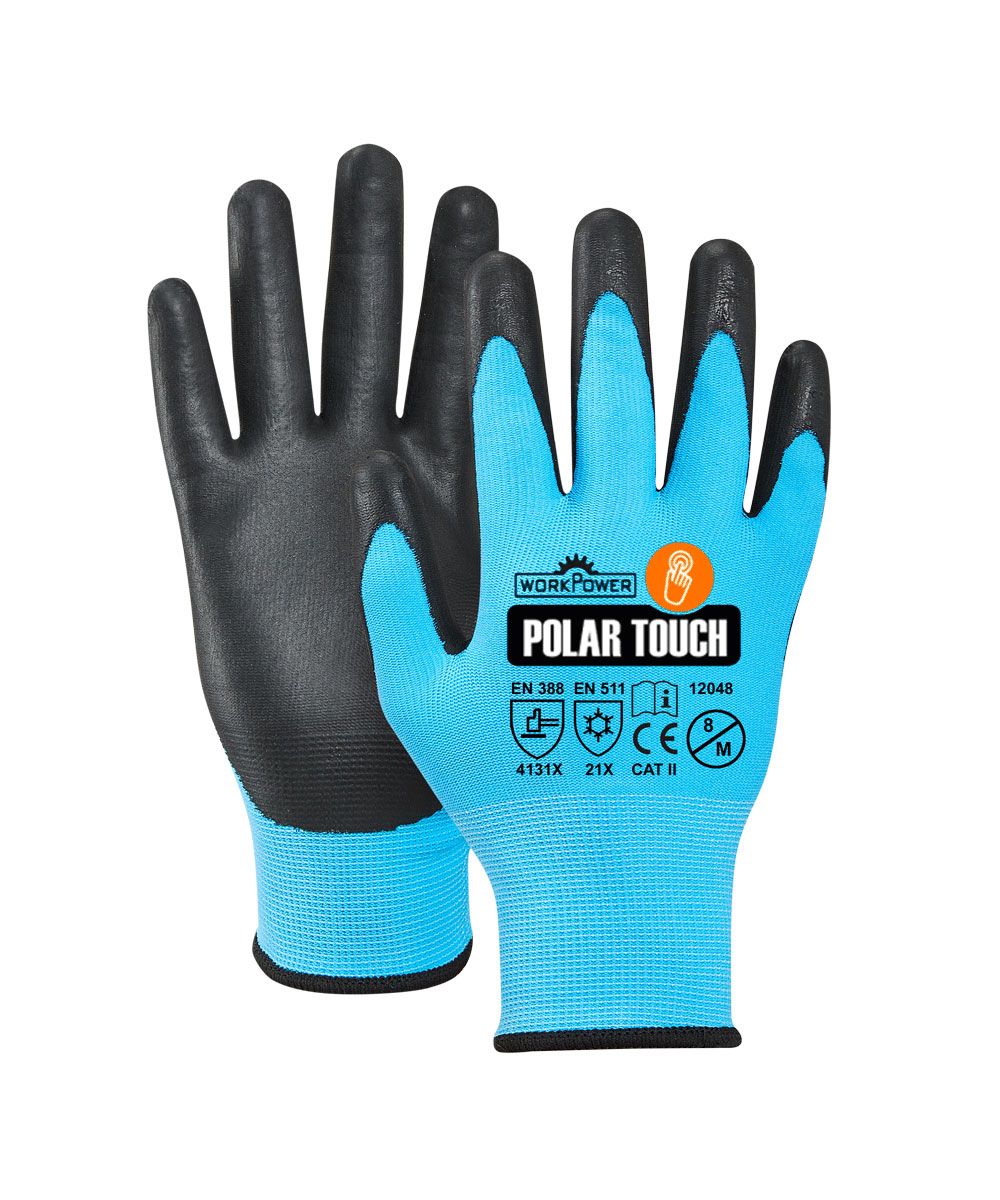 Winterarbeitshandschuh Polar Touch, blau/anthrazit blau/anthrazit