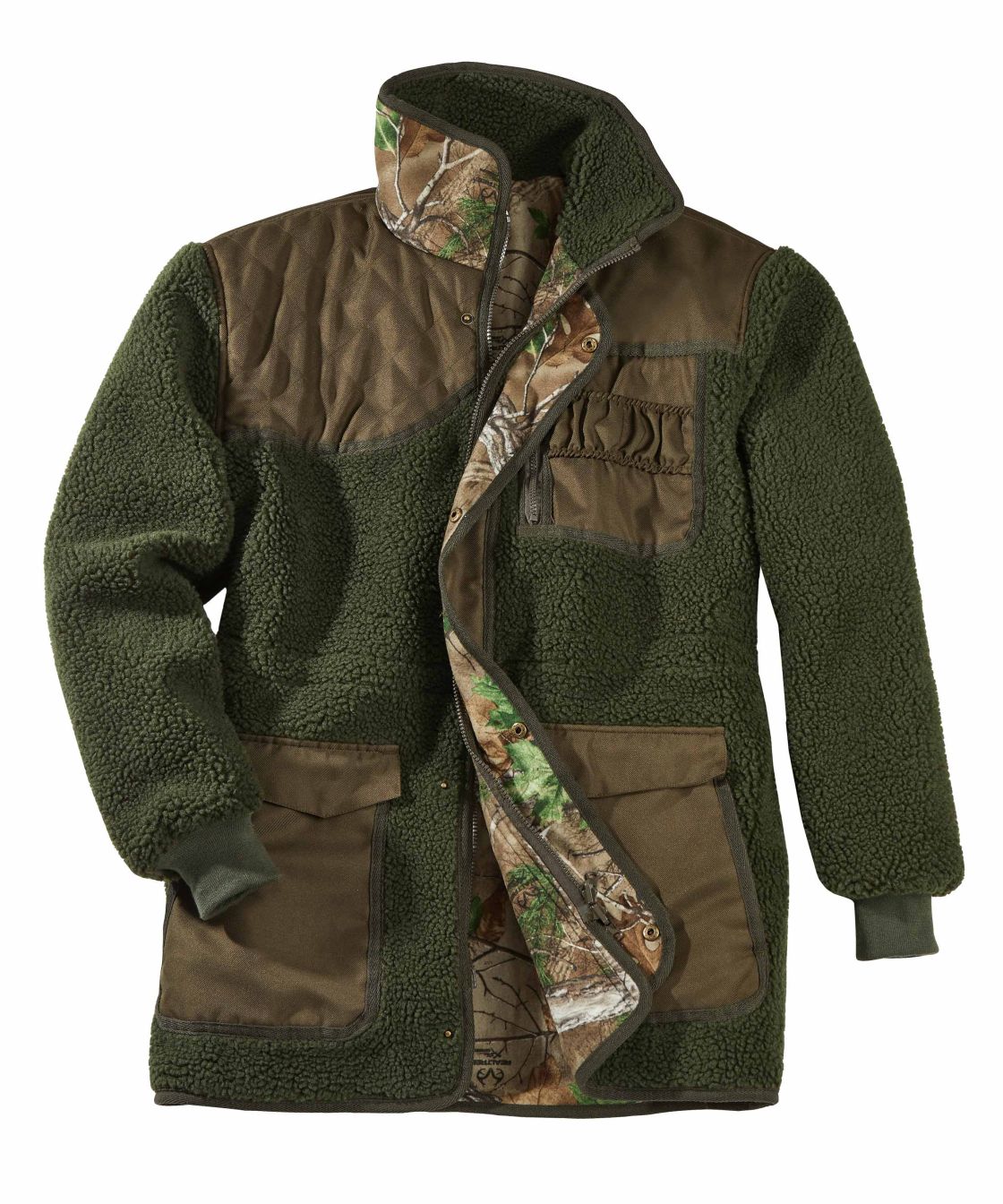 Signal-Wendejacke, camouflage/oliv camouflage/oliv