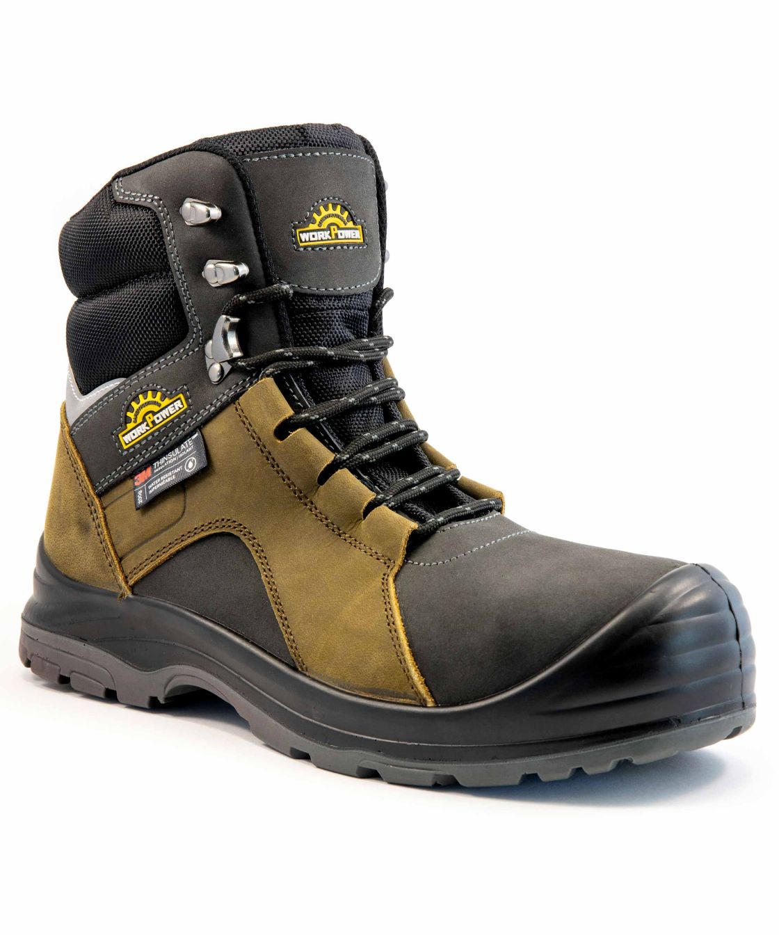 Winter-Sicherheitsstiefel S3 Malte, grau/braun grau/braun