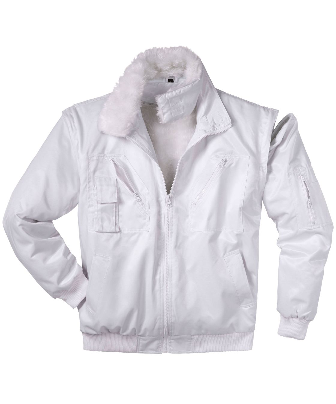 Pilotenblouson 4 in 1, weiß weiß