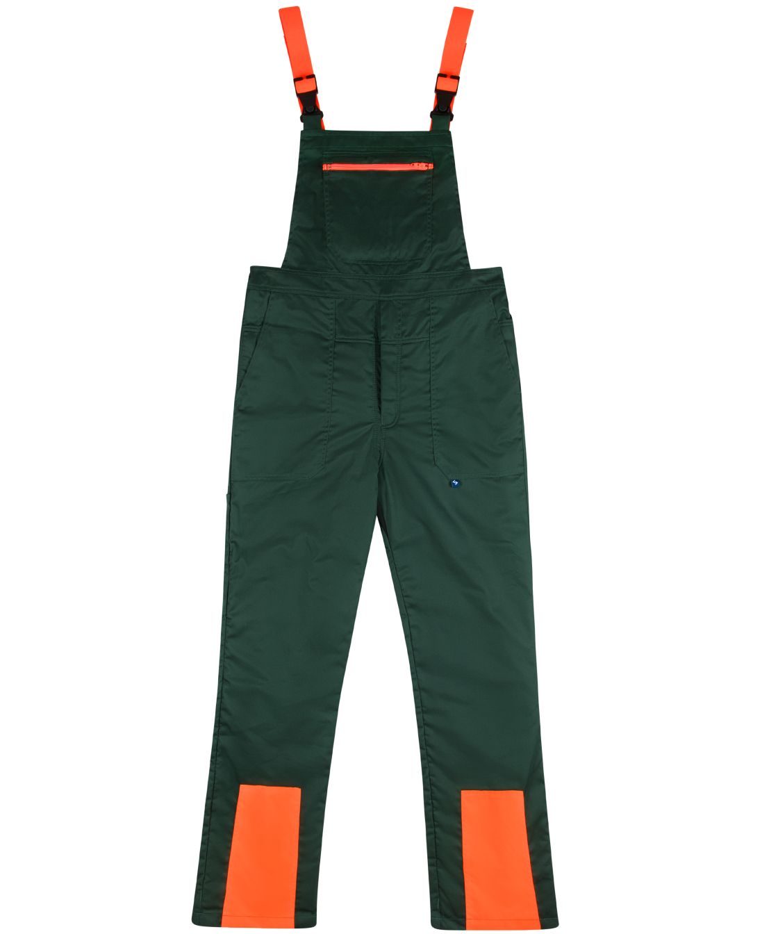 Woodcreek Schnittschutz-Latzhose Basic, grün/orange grün/orange