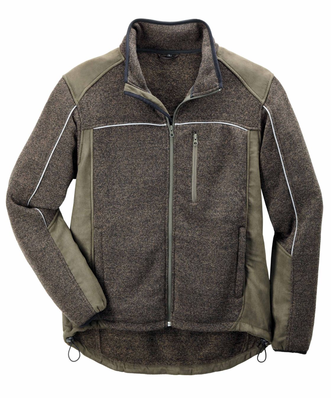 Jäger-Strickjacke Ahorn, oliv oliv