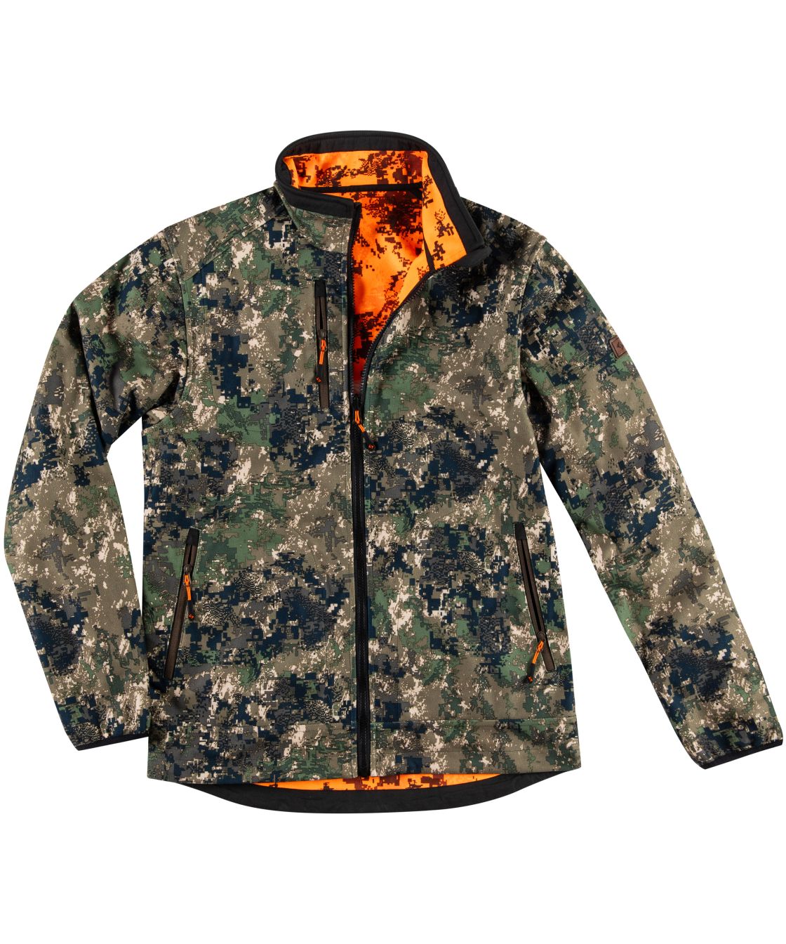 Wendejacke Camo, oliv/orange oliv/orange
