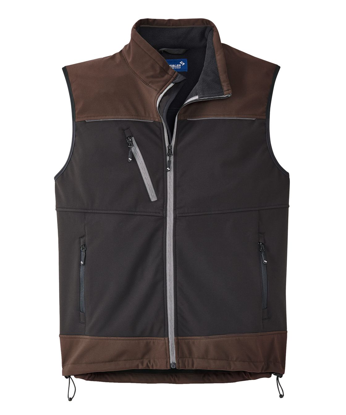 Active Softshellweste, braun/schwarz braun/schwarz