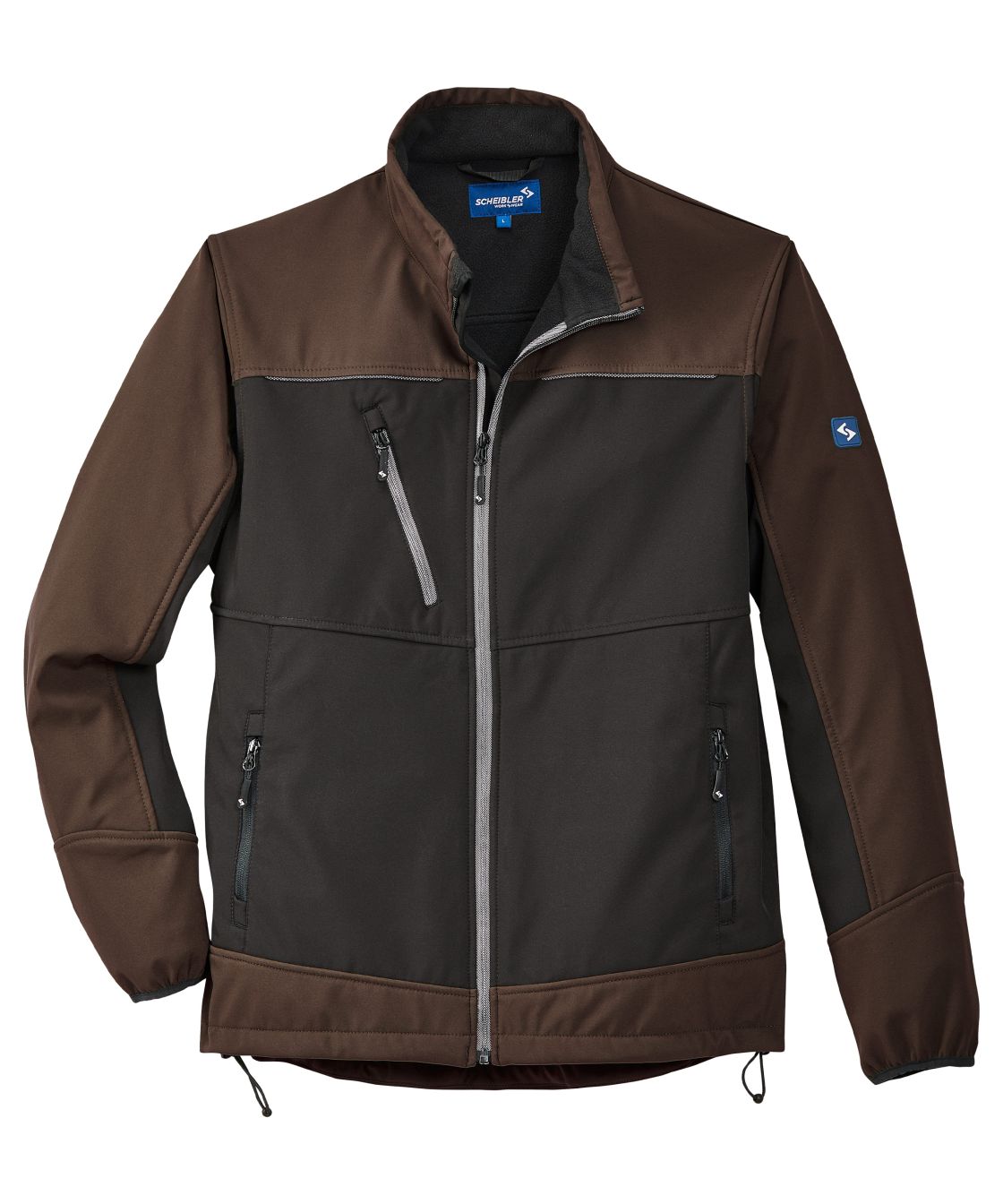 Active Softshelljacke, braun/schwarz braun/schwarz