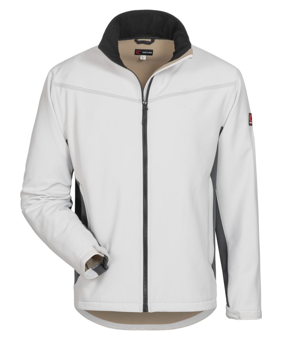 Workpower Softshelljacke, weiß/anthrazit weiß/anthrazit