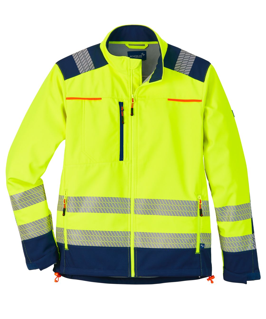 Warnschutz-Softshelljacke Certitude, gelb/navy gelb/navy