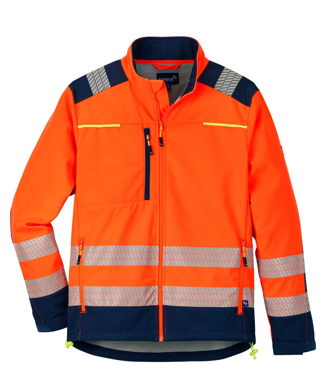 Warnschutz-Softshelljacke Certitude, orange/navy orange/navy