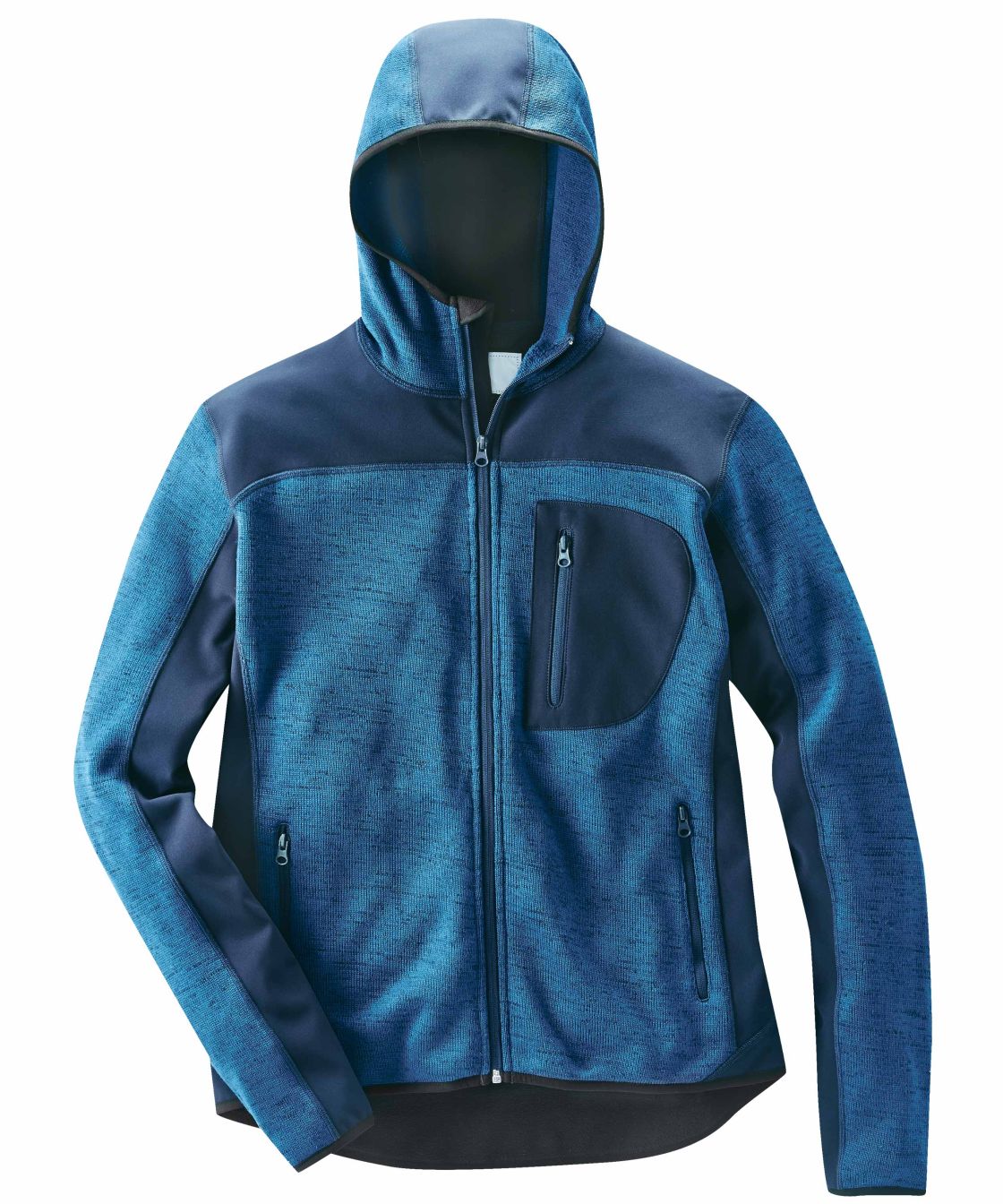 Professional Strickjacke, blau-meliert/navy blau-meliert/navy