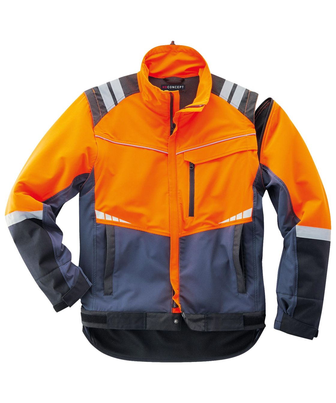 Professional Forstjacke, orange/grau orange/grau