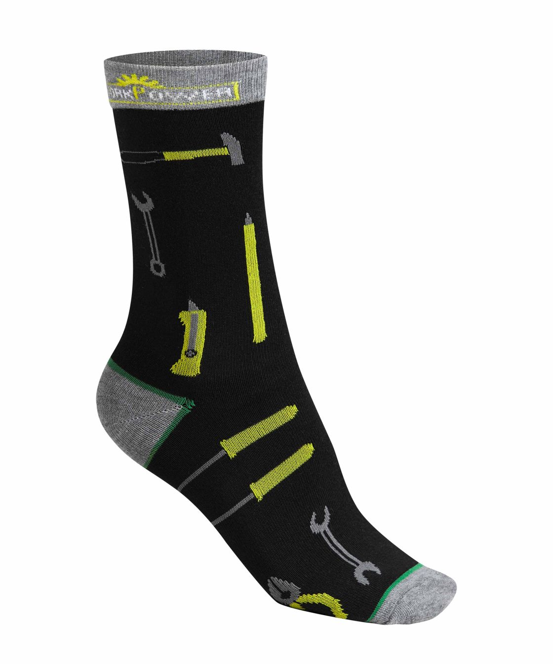 Workpower Recycling Socken, schwarz/gelb schwarz/gelb