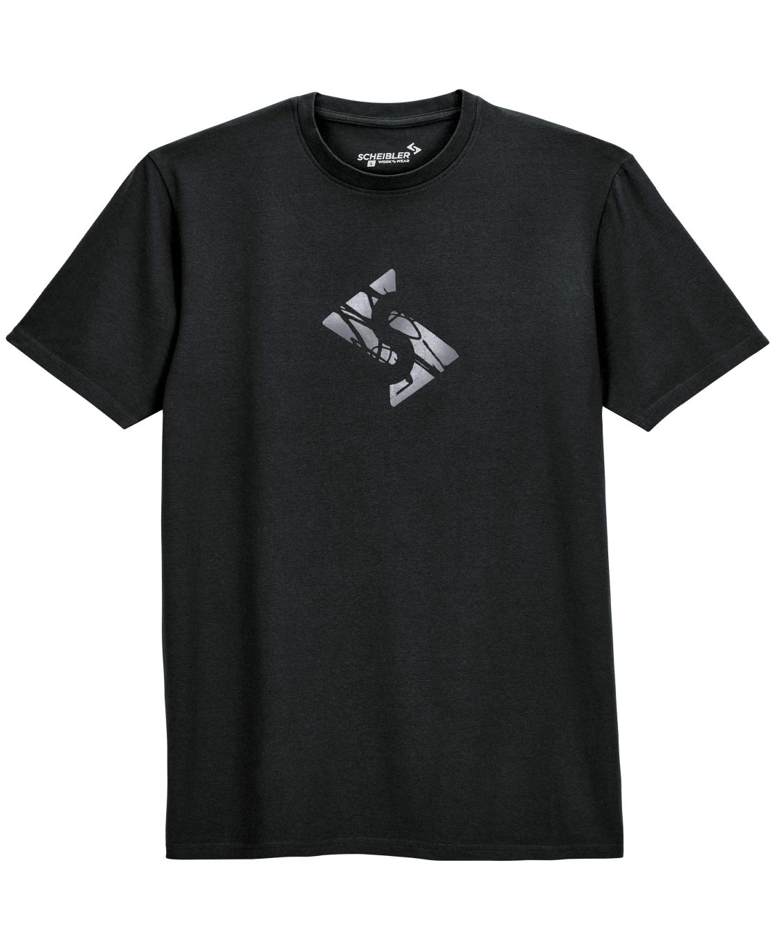 Expansible T-Shirt, schwarz schwarz