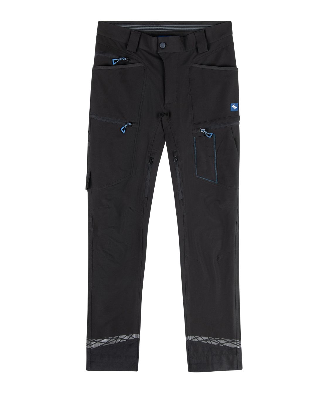 Expansible Funktionshose, schwarz schwarz