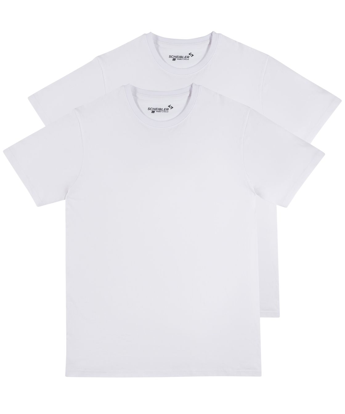 Doppelpack T-Shirt, weiß weiß