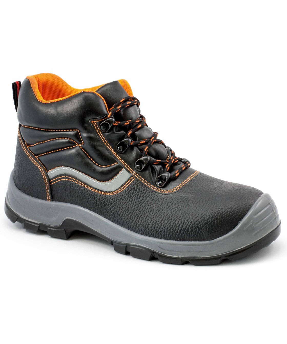 Sicherheitsstiefel S3 Verona, schwarz/orange schwarz