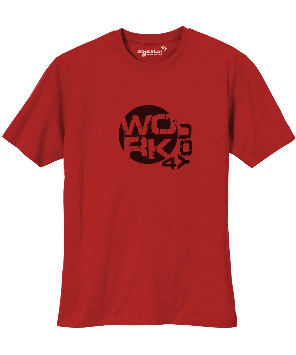 T-Shirt Work 4 You, rot rot