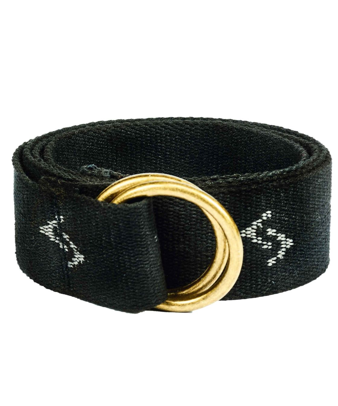 Doppelring-Gürtel Work-4-You, schwarz, schwarz