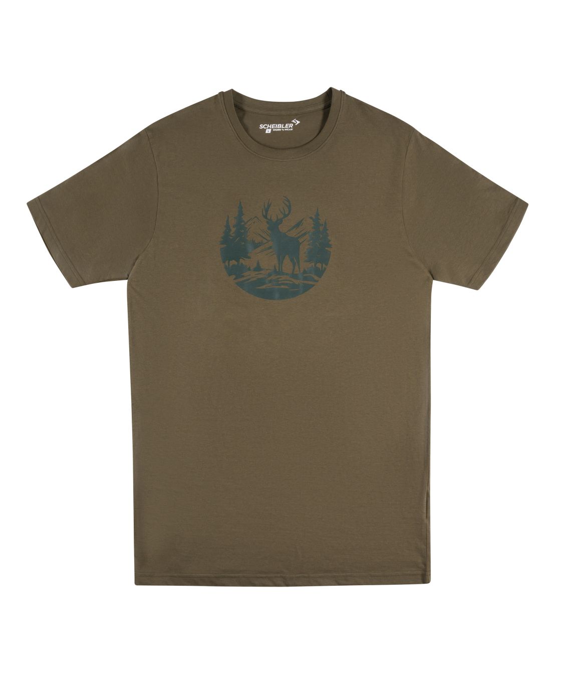 Jagd T-Shirt, dunkeloliv dunkeloliv