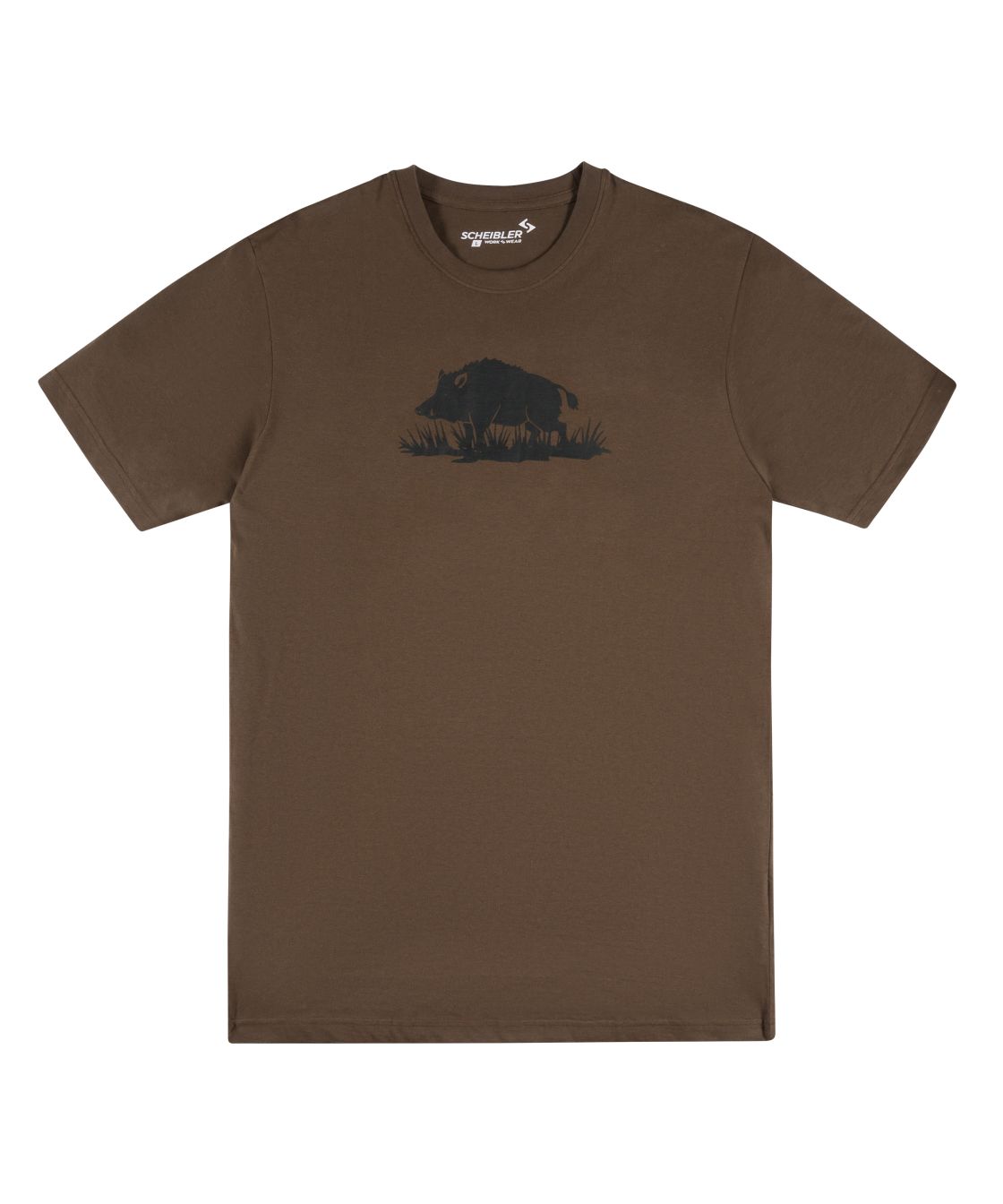Jagd T-Shirt, braun braun