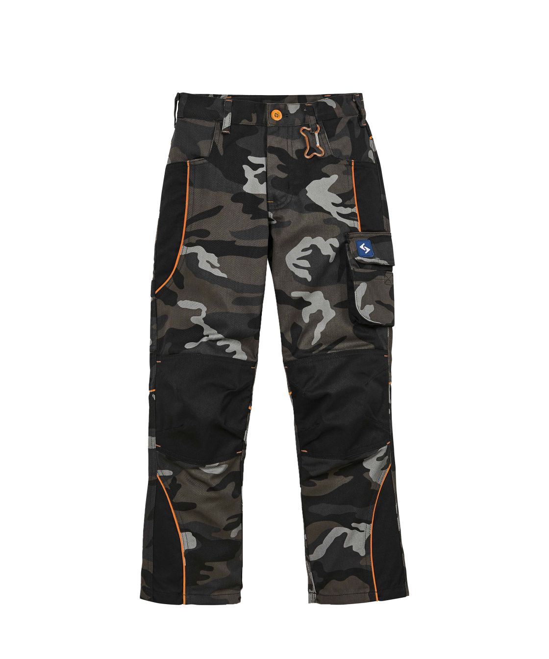 Active Kinderbundhose, oliv-camouflage/schwarz oliv