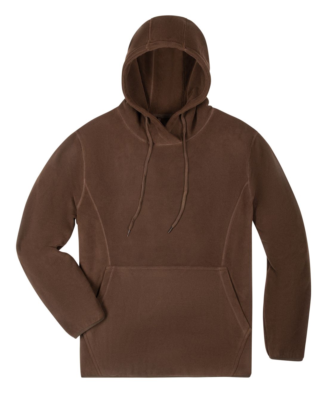 Fleecehoodie Buchhorn, braun braun