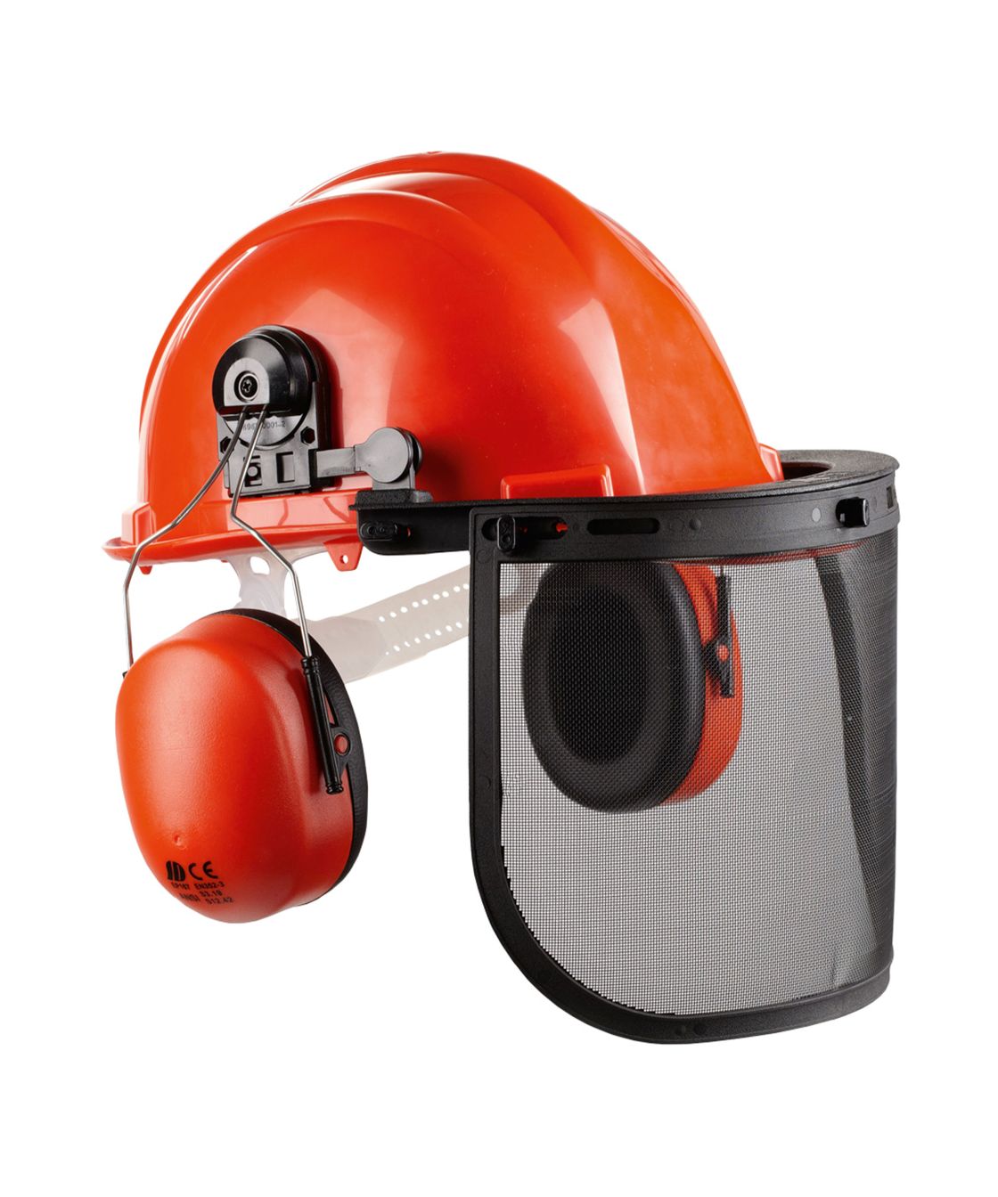 Forsthelm-Kombination, orange, orange