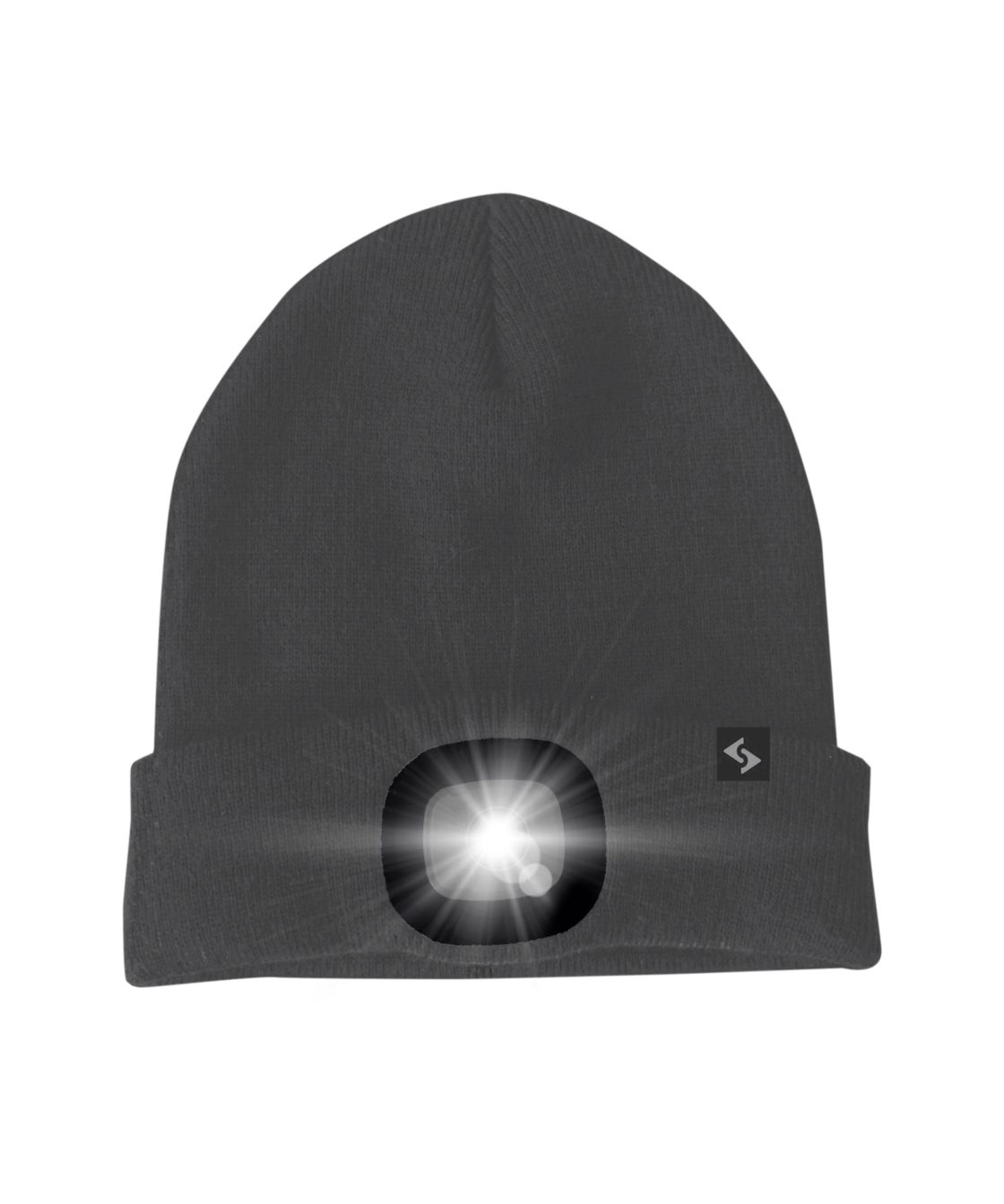 LED Mütze Malix, anthrazit, anthrazit