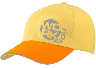 Baseball-Cap Work 4 You, gelb/orange, gelb/orange