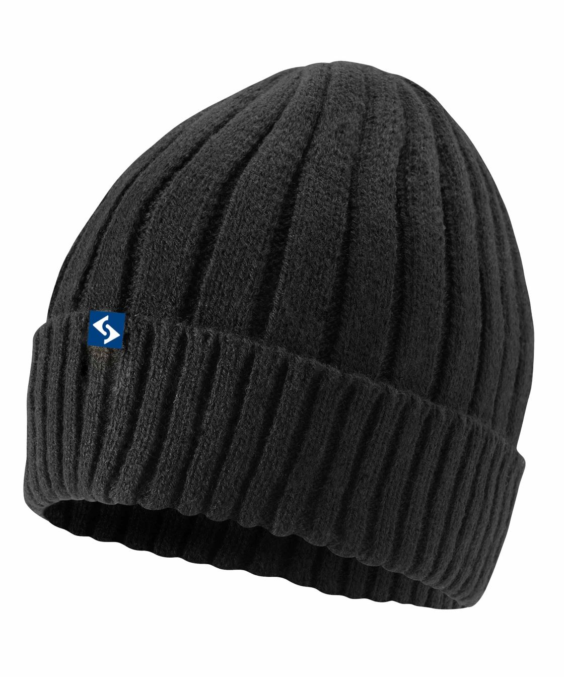 Strickmütze Hank, schwarz, schwarz