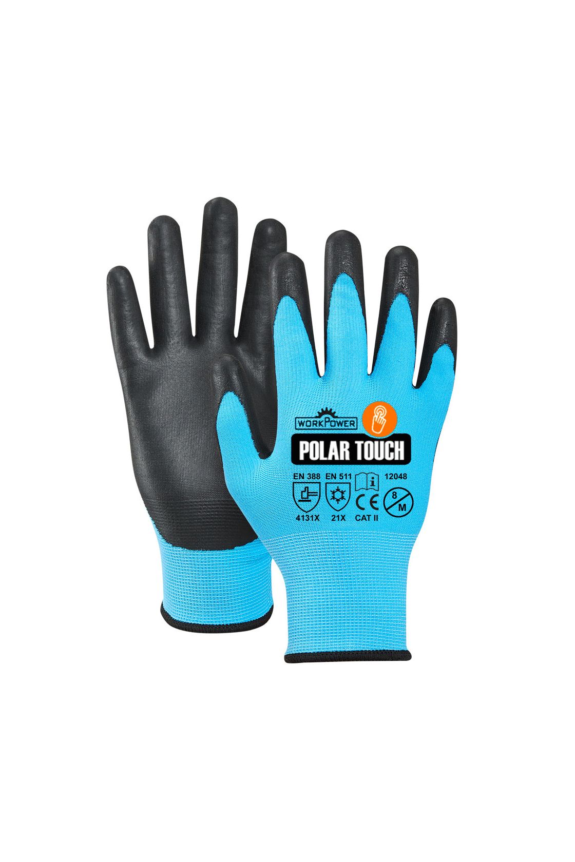 Winterarbeitshandschuh Polar Touch, blau/anthrazit blau/anthrazit