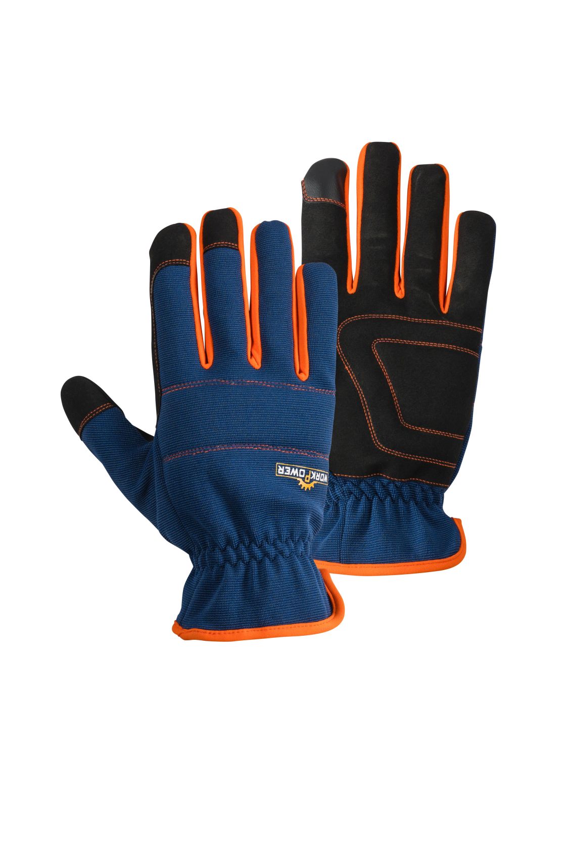 Mechaniker Handschuh Pompey, blau/schwarz blau/schwarz