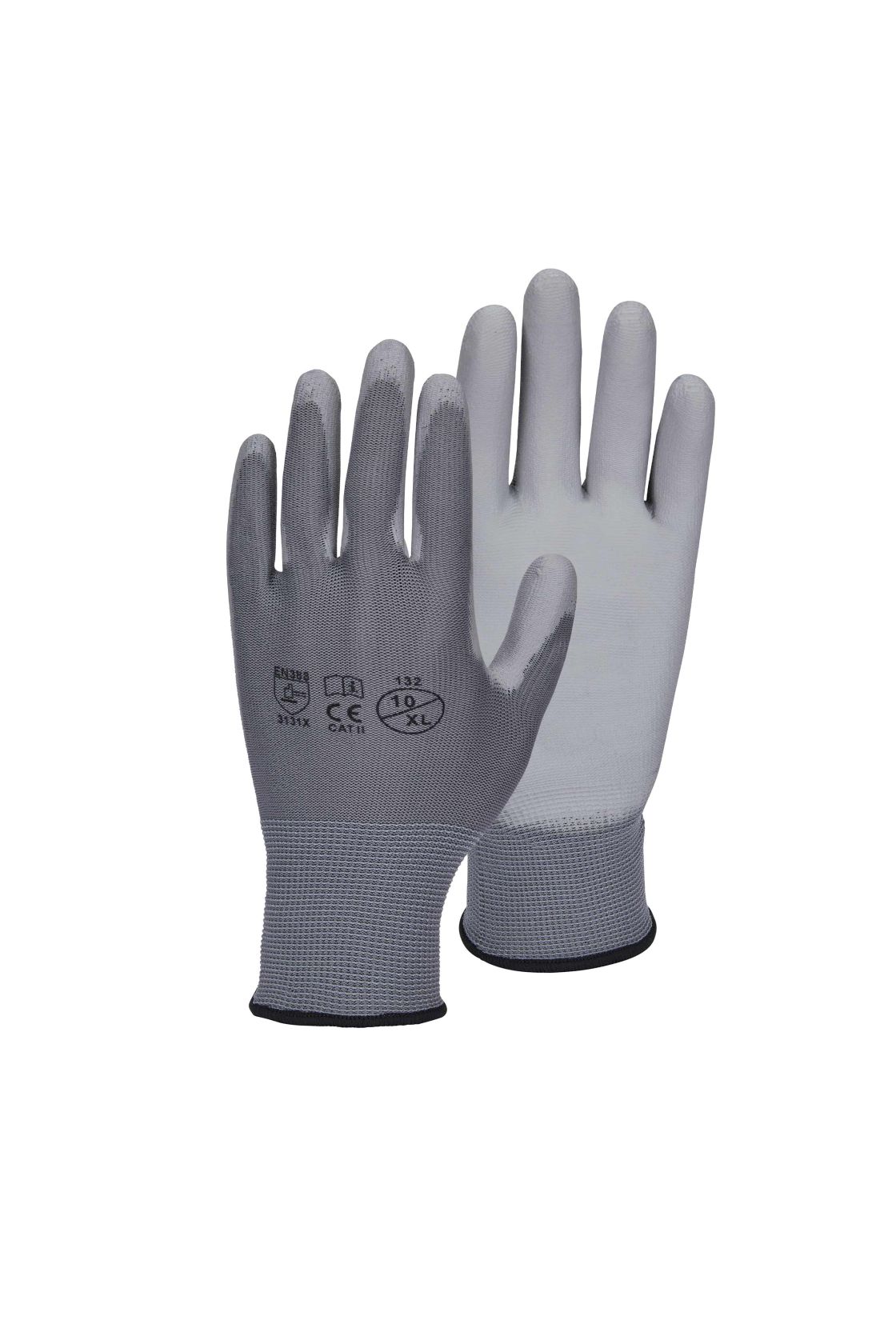 Arbeitshandschuh Grau Star, grau grau