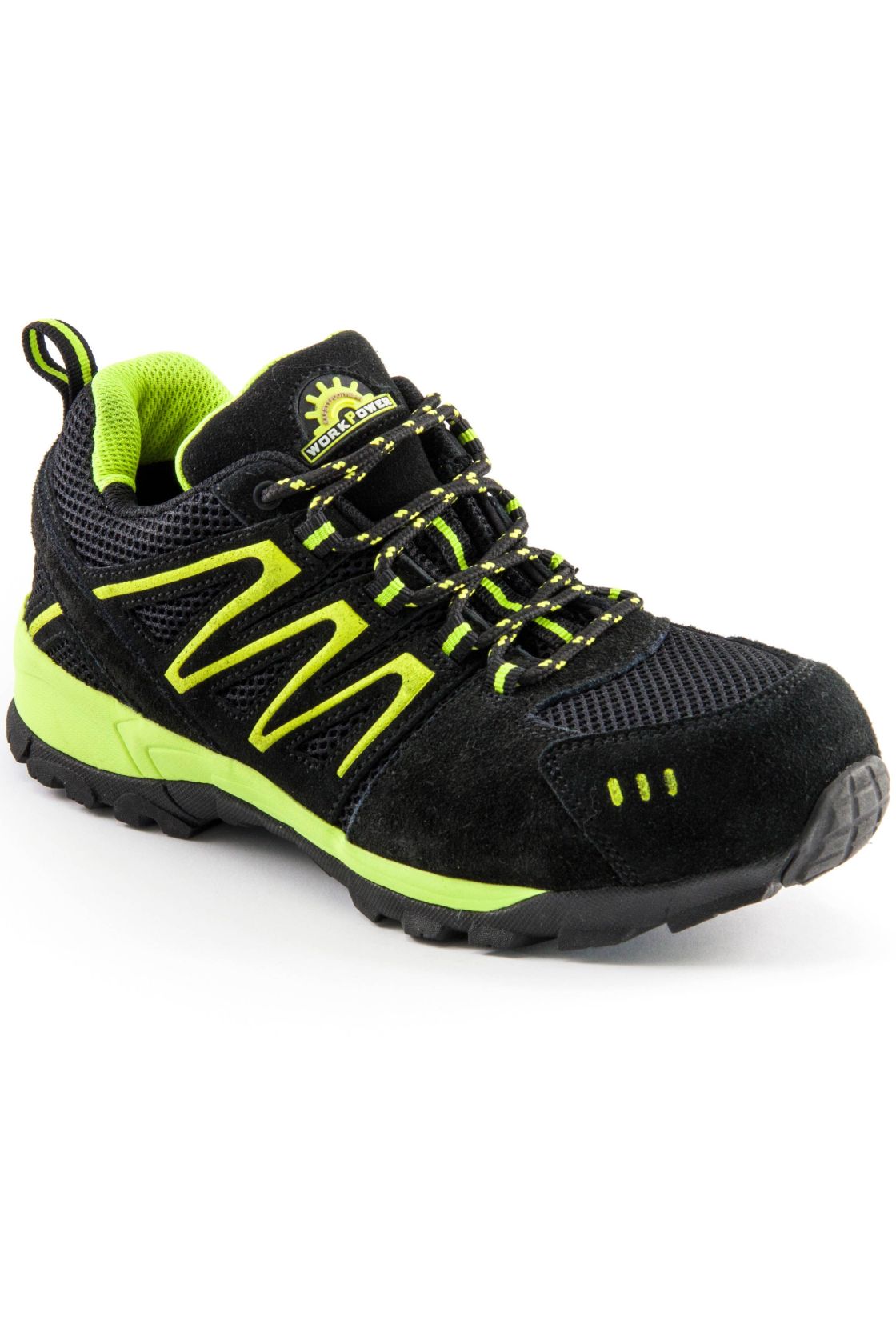 Damen Sicherheitshalbschuh S1P Sandy, schwarz/neongrün schwarz/neongrün