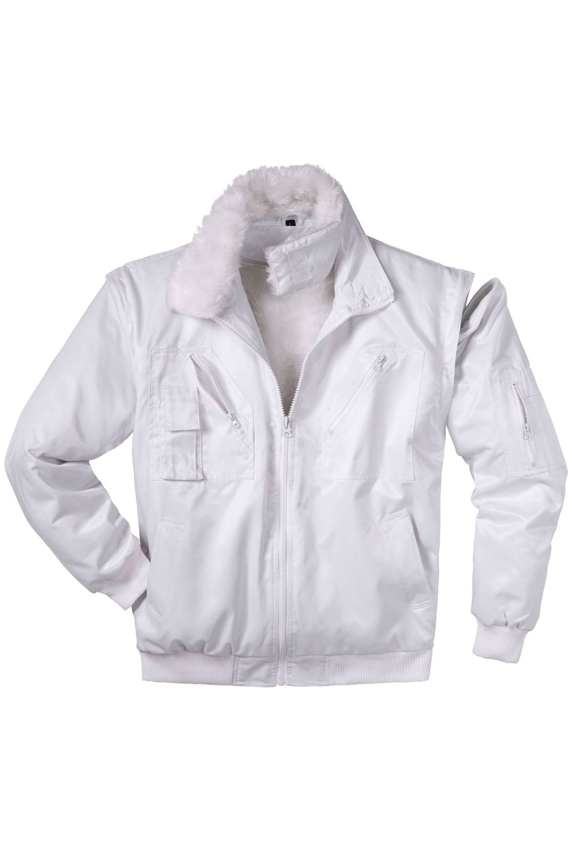 Pilotenblouson 4 in 1, weiß weiß