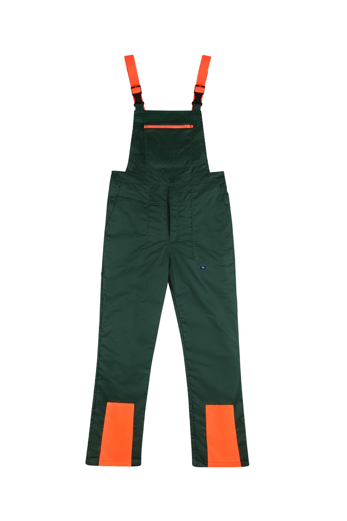 Woodcreek Schnittschutz-Latzhose Basic, grün/orange grün/orange