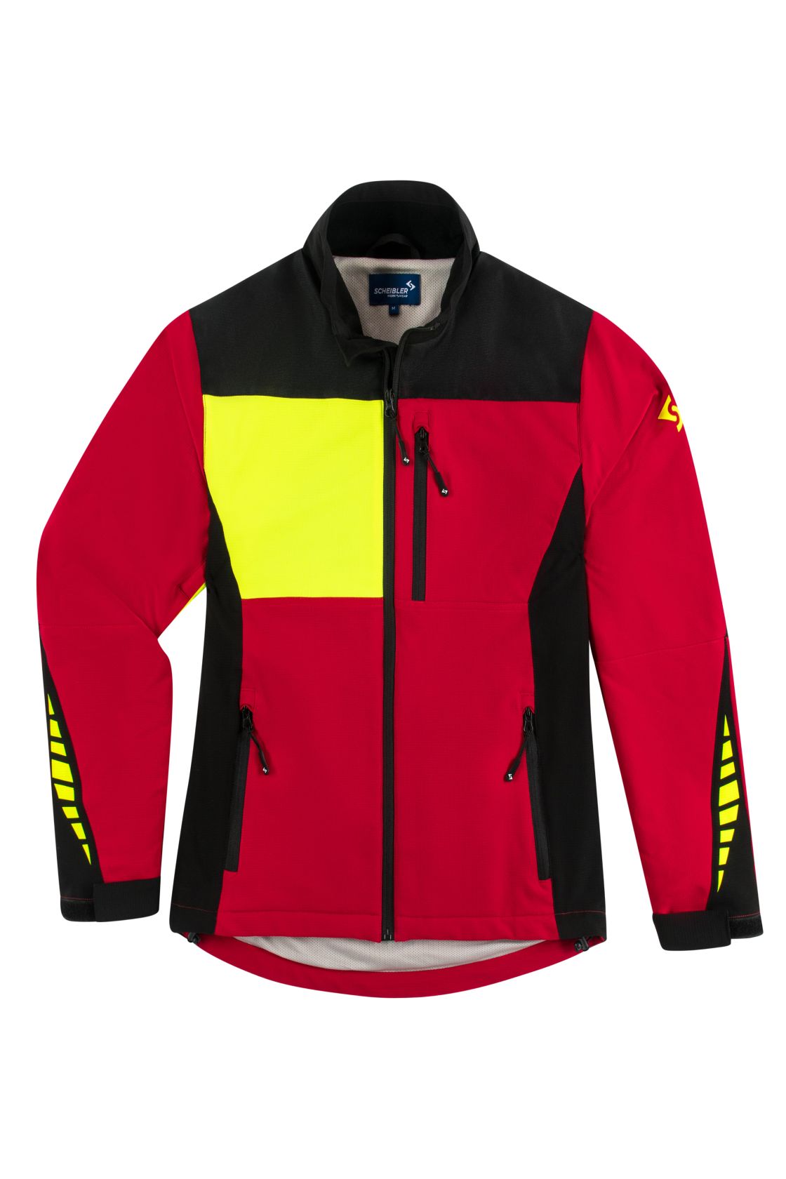 Woodcreek Forstjacke, rot/schwarz/gelb rot/schwarz/gelb