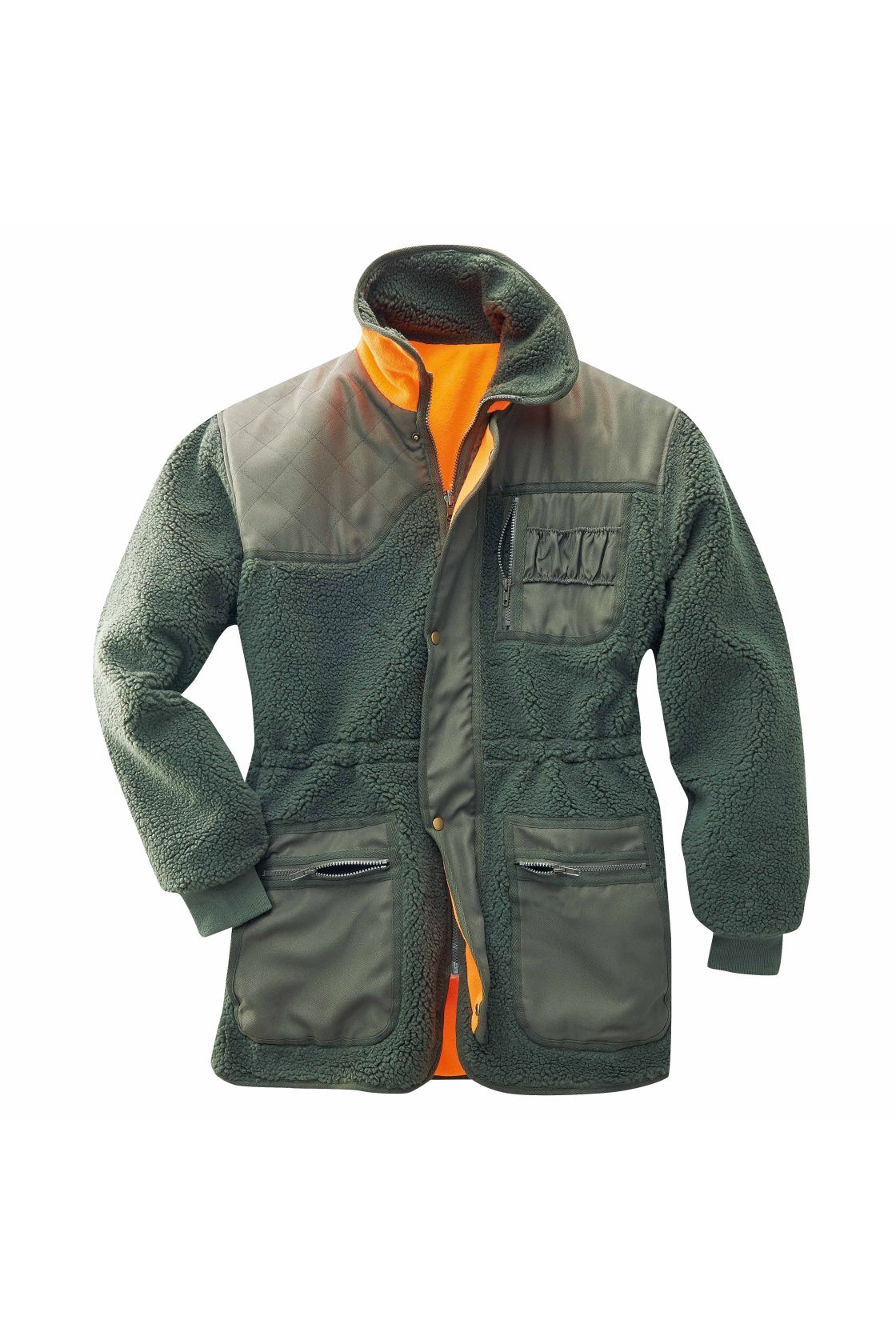 Signal-Wendejacke, oliv/orange oliv/orange