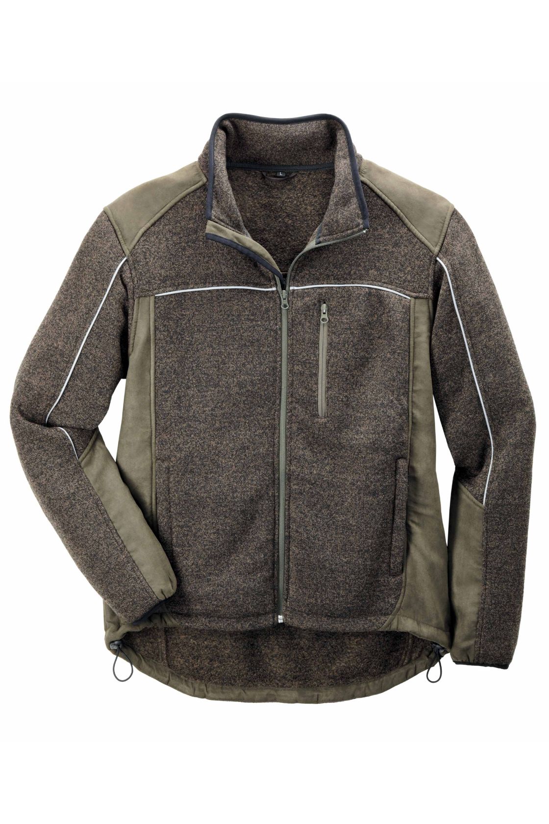 Jäger-Strickjacke Ahorn, oliv oliv