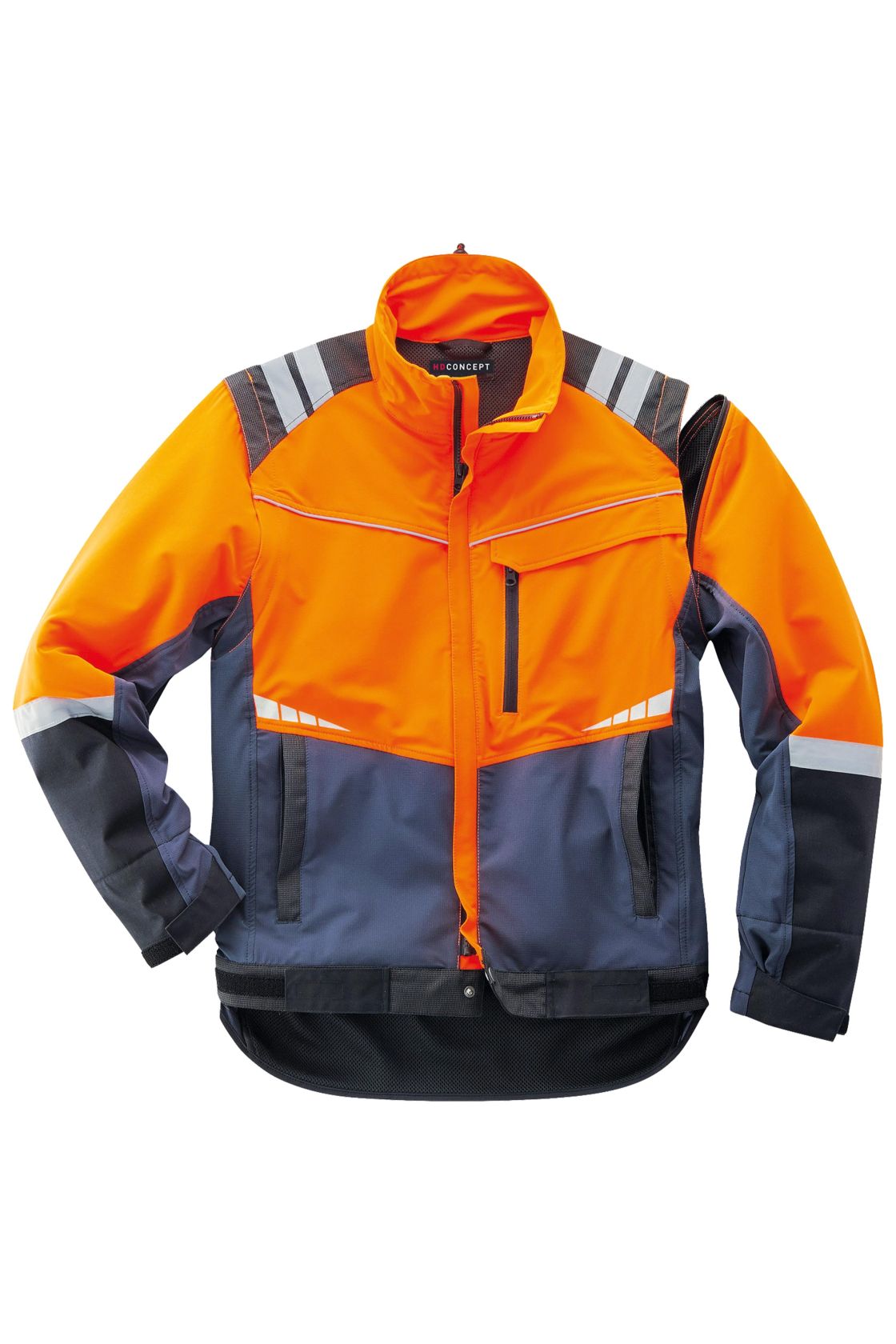 Professional Forstjacke, orange/grau orange/grau
