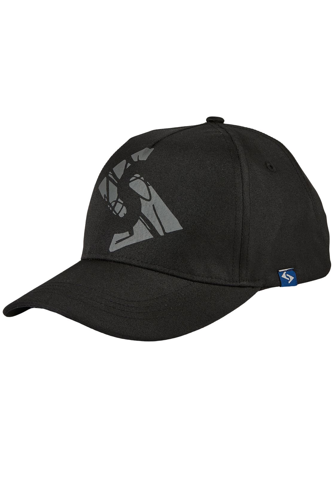 Expansible Baseball Cap, schwarz, schwarz