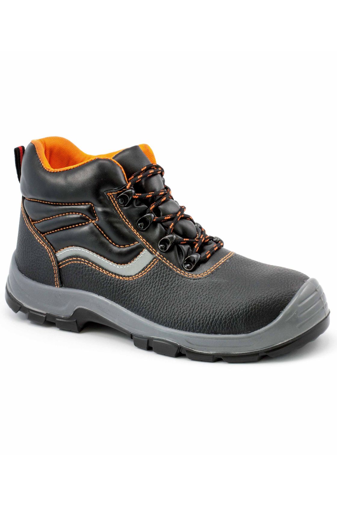 Sicherheitsstiefel S3 Verona, schwarz/orange schwarz