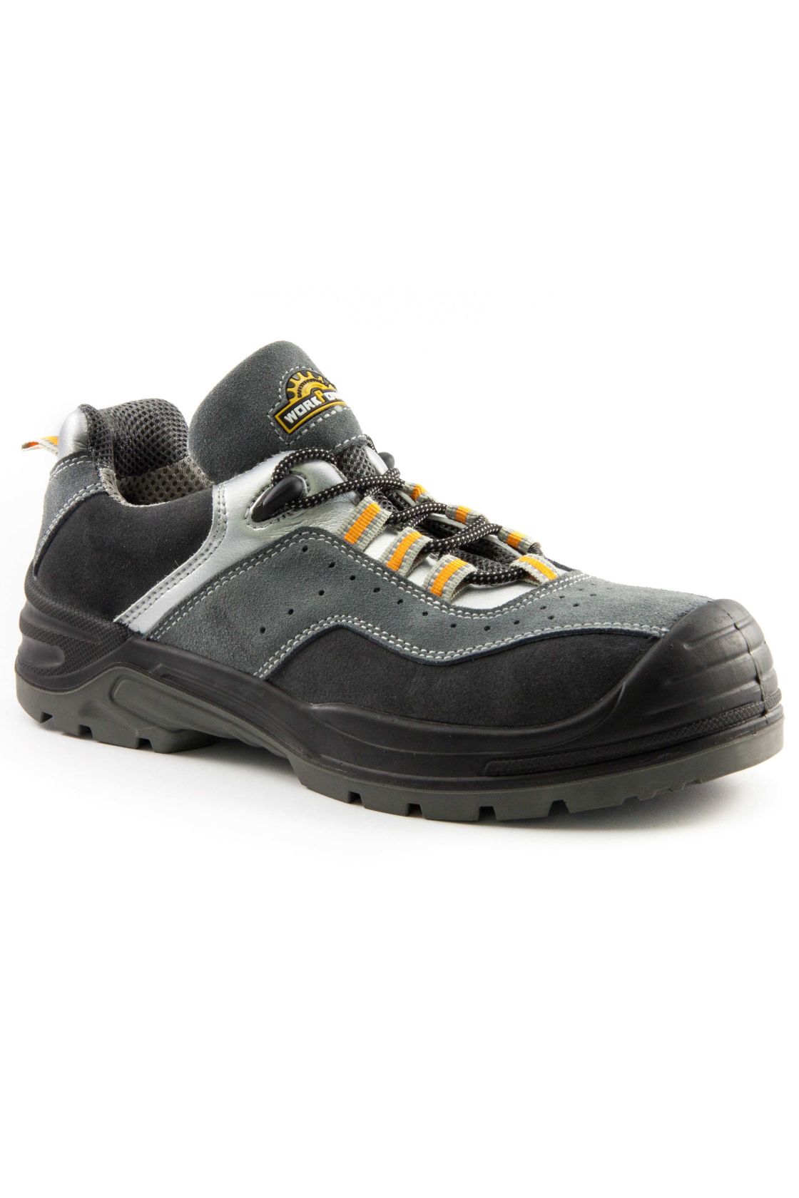 Sicherheitshalbschuh S1P Topeka, schwarz/grau/orange schwarz/grau/orange