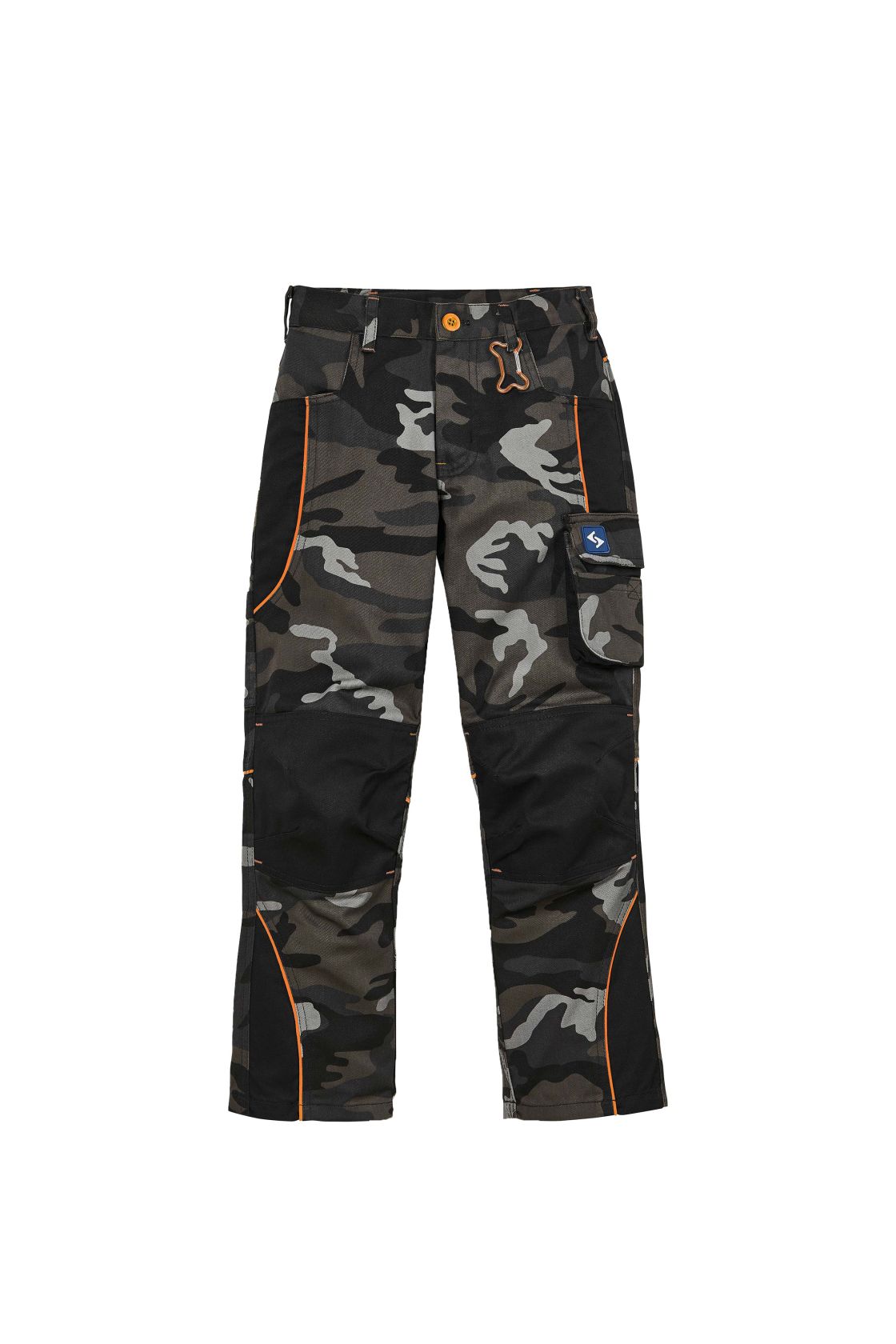 Active Kinderbundhose, oliv-camouflage/schwarz oliv