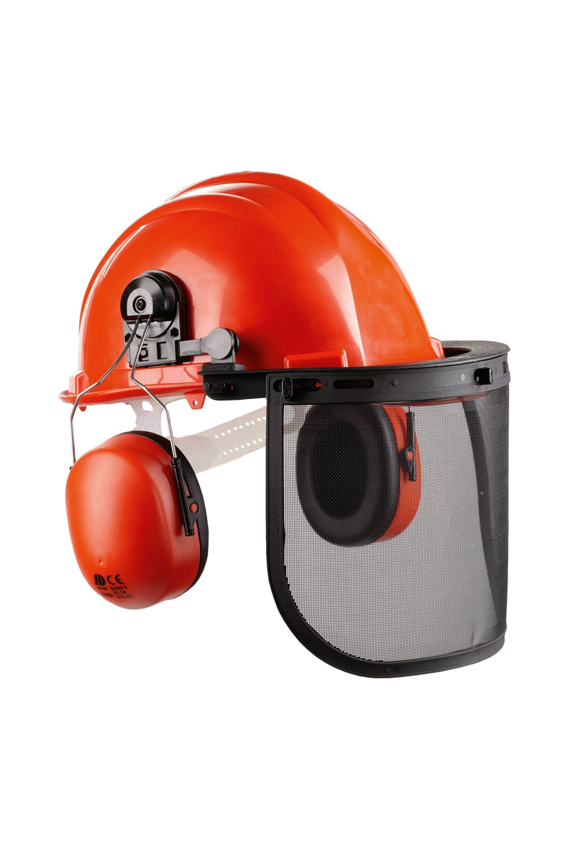 Forsthelm-Kombination, orange, orange
