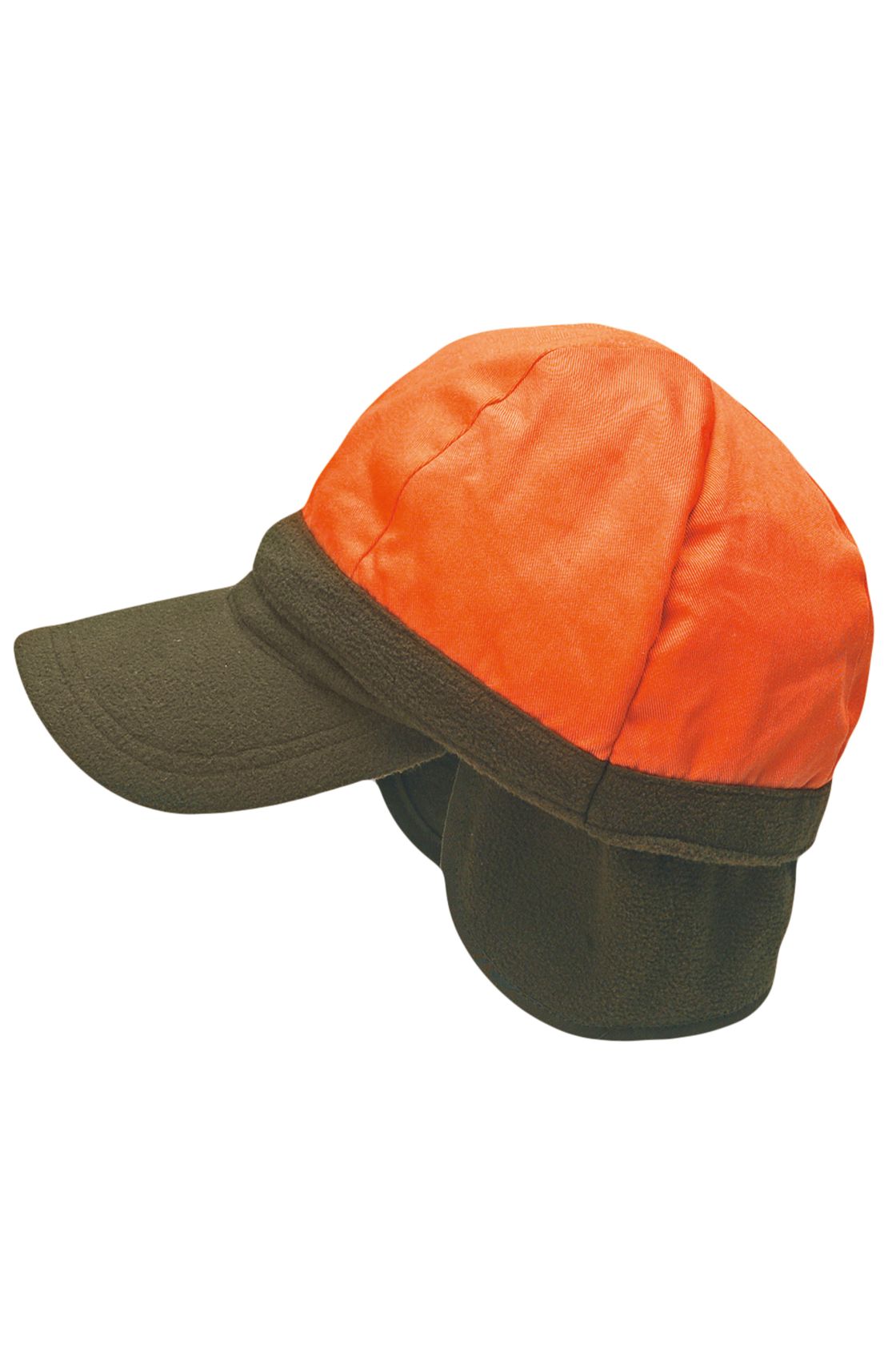 Fleececap Hunter, oliv/orange oliv