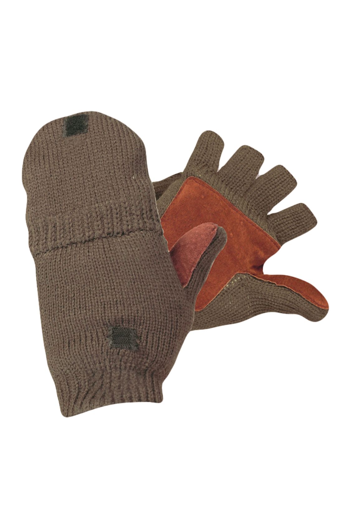 Strick-Jägerhandschuh, oliv oliv