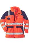 Warnschutz-Parka Safety Plus, orange/marine orange/marine