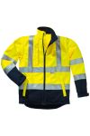 Warnschutz-Softshelljacke Flash, gelb/navy gelb/navy