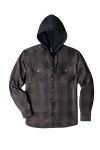 Thermo Hoodiejacke Glenville, braun/schwarz-kariert braun/schwarz-kariert